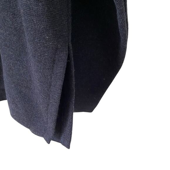 Gordon Henderson Vintage Merino Wool Sweater Navy Blue size large - Picture 3 of 8